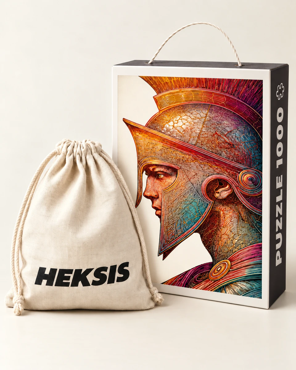 Ares — Heksis-Puzzlebox mit Baumwollbeutel