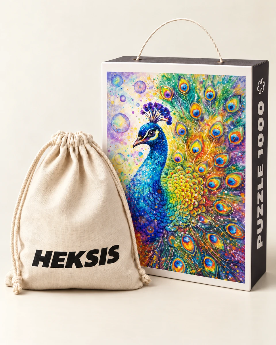 Iris — Heksis-Puzzlebox mit Baumwollbeutel